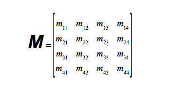 Grundstruktur einer Matrix